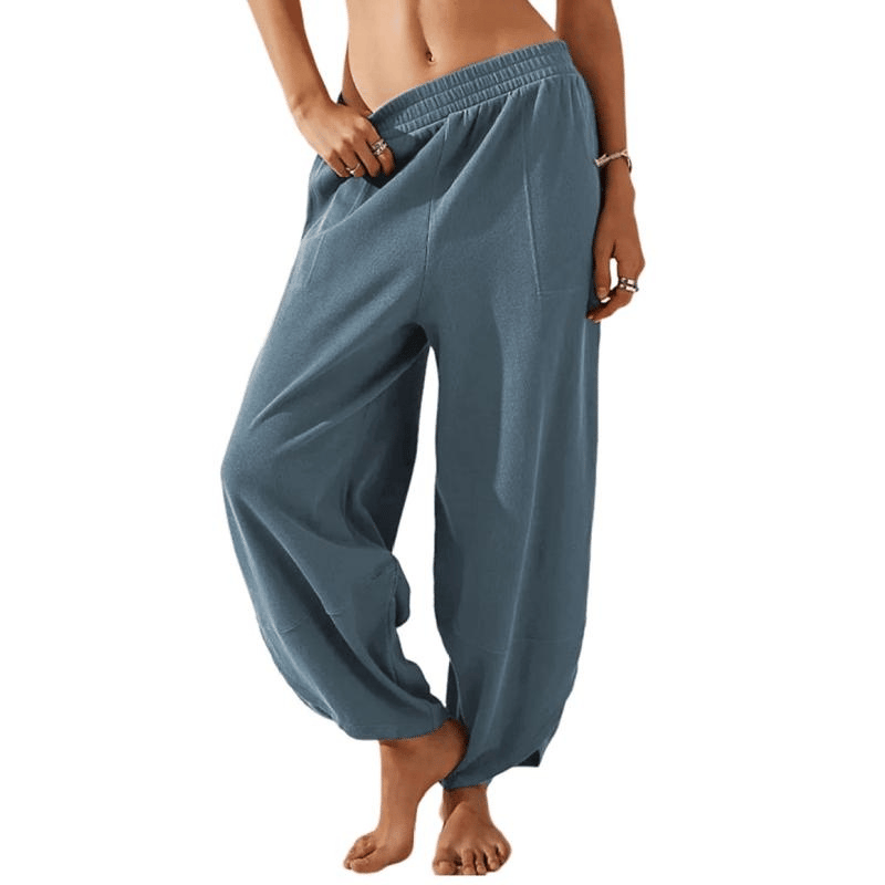 Wide Leg Barrel Pants