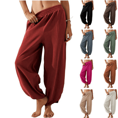 Wide Leg Barrel Pants