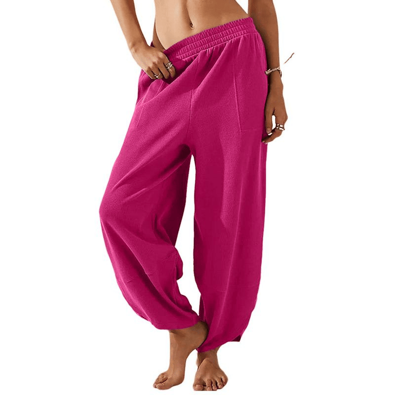 Wide Leg Barrel Pants