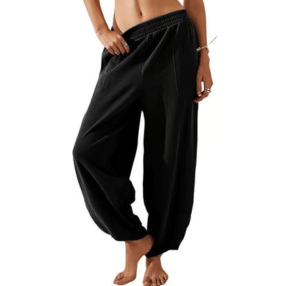 Wide Leg Barrel Pants