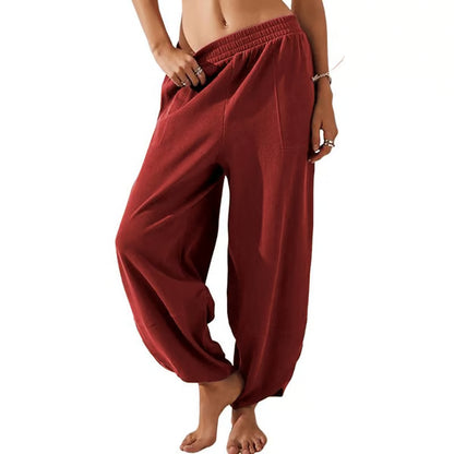 Wide Leg Barrel Pants