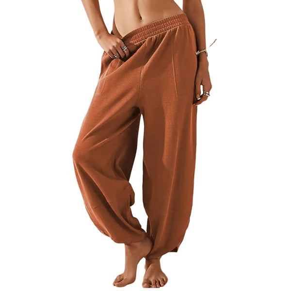 Wide Leg Barrel Pants